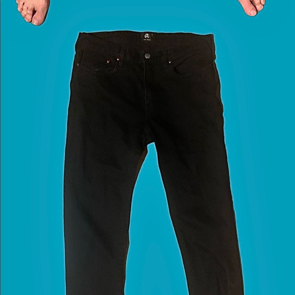 Paul Smith Slim Straight Black Jeans 32/34 NWOT